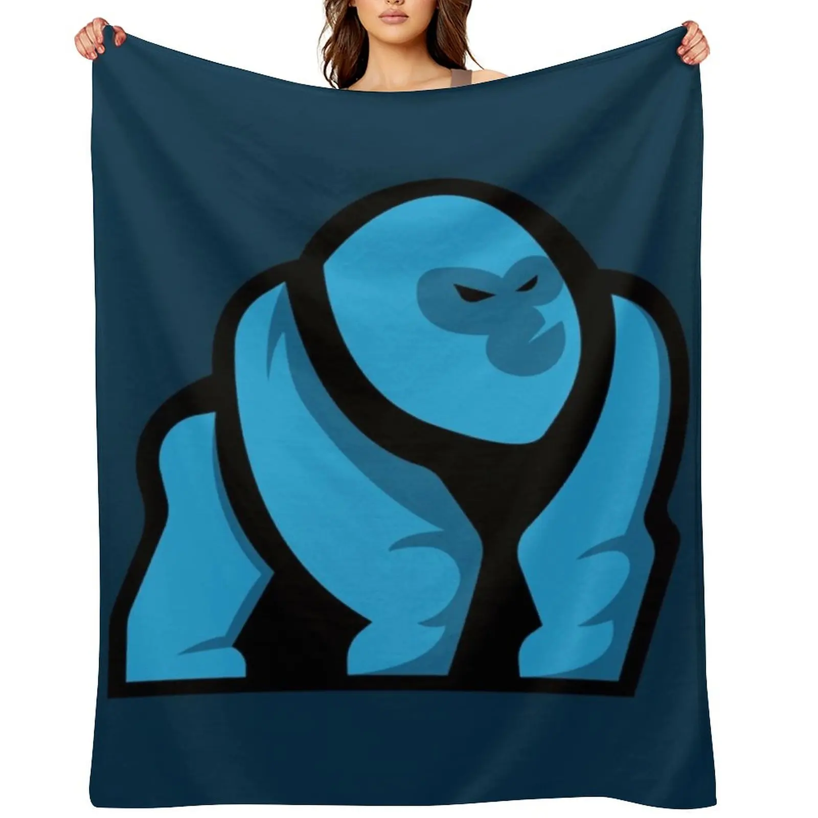 

gorilla tag modern blue Throw Blanket Blankets For Sofas Cute Blankets For Bed Winter beds Blankets