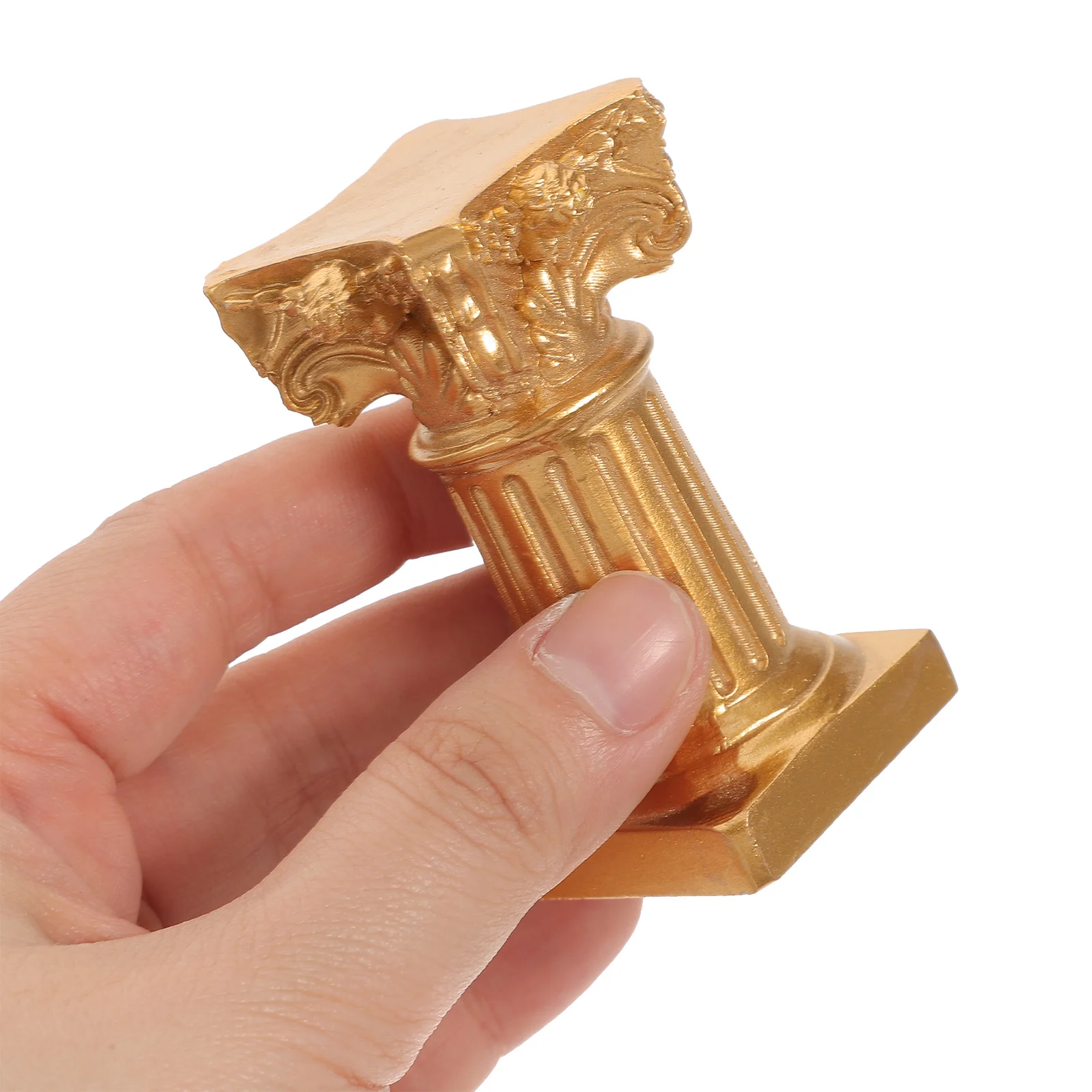 

3Pcs Style Roman Pillar Holder Mini Candlestick for Room Decor Fireplace Mantle Shelf Display Mini Stand