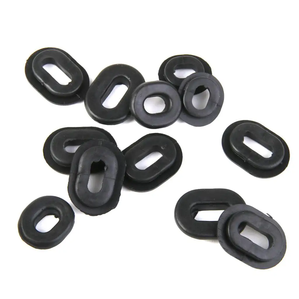 24pcs/lot Rubber Motorcycle Side Cover Grommets Replacement for CG125