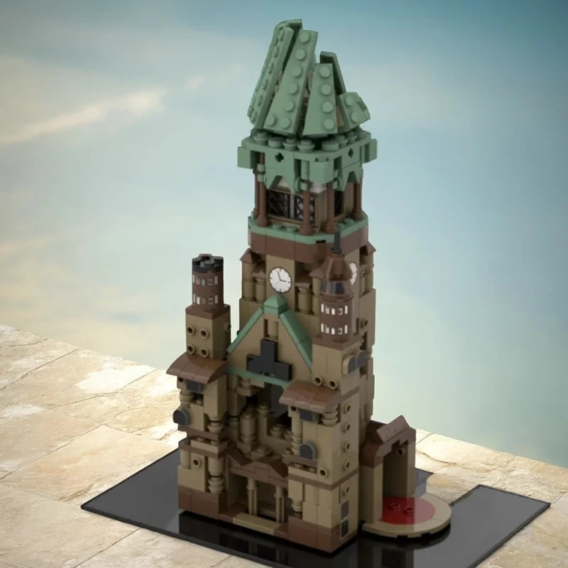 

688PCS MOC Street View Kaiser Wilhelm Church 1 300 Model Custom Building Blocks Architecture DIY Assembly Display Gift Blocks