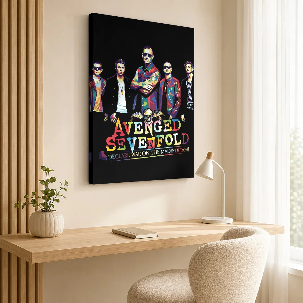 Avril Lavigne Let Go Album Art Canvas Painting Poster Personalized Retro Music Wall Art for Studio Bedroom Decor Ready to Hang