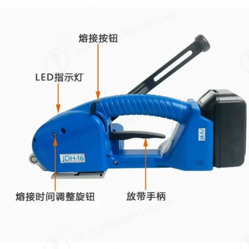 No‑buckle Hot‑melt Electric Plastic‑Steel Strapping Machine SRD_JDH‑16, Hand‑cranked PET PP Plastic Band Strapping Tool