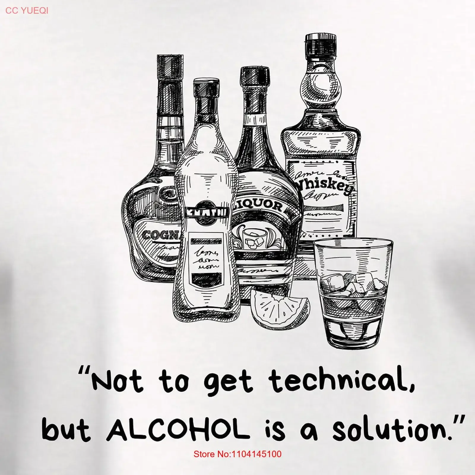 No conseguir la técnica pero el alcohol es una solución Camiseta Divertida cita para beber camiseta Beer Tailgating hombres mujeres vintage Lavado