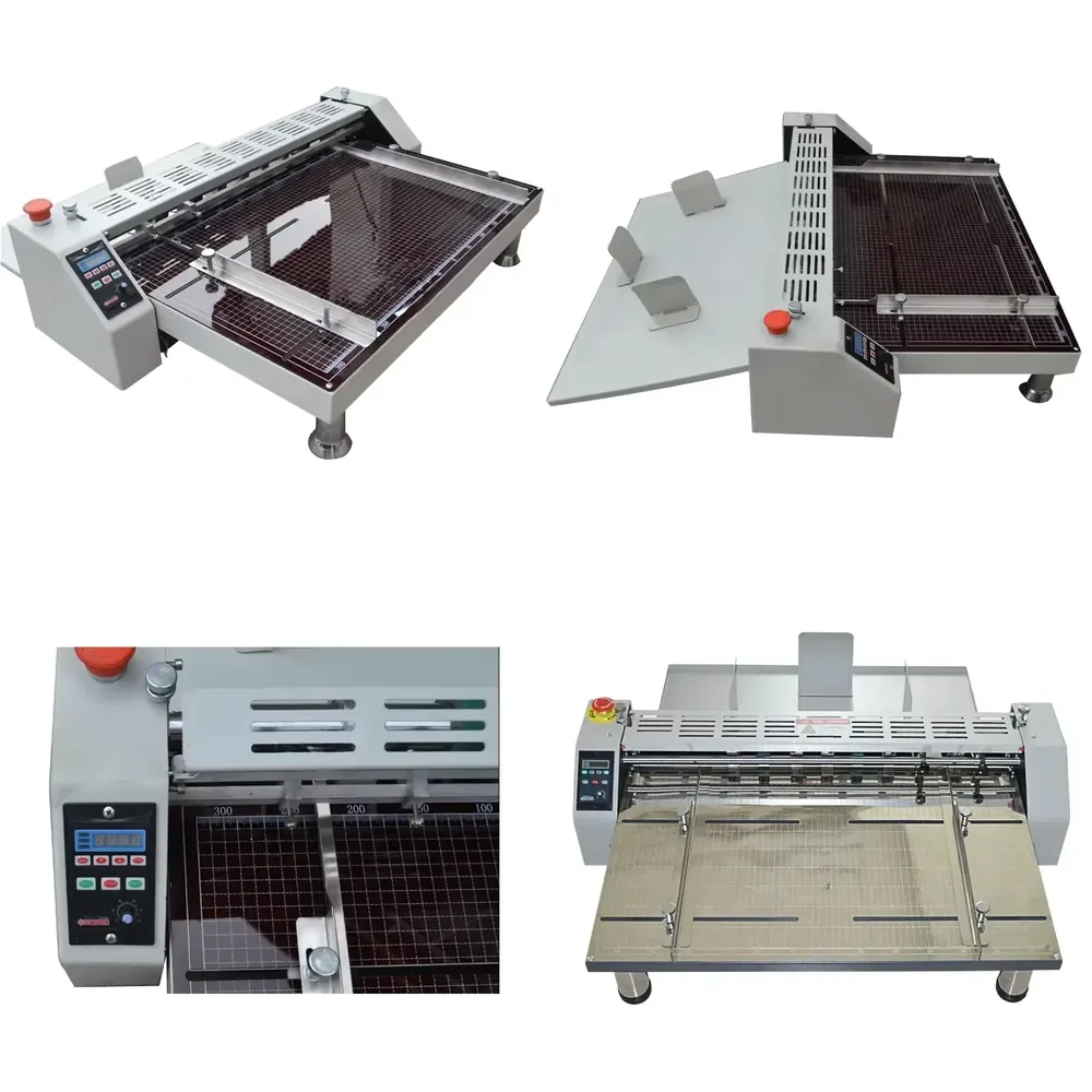 660MM A2 Multi-function Electric Paper Book Cover Creaser and Perforated Cutting Perforating and Creasing Machine