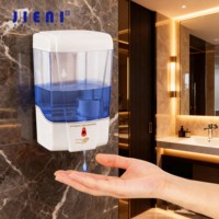 JIENI Induction Liquid Soap Dispenser 700 Ml Automatic Sensor Touchless ABS Sanitizer Wall Mounted Hand Sanitizer Dispensers