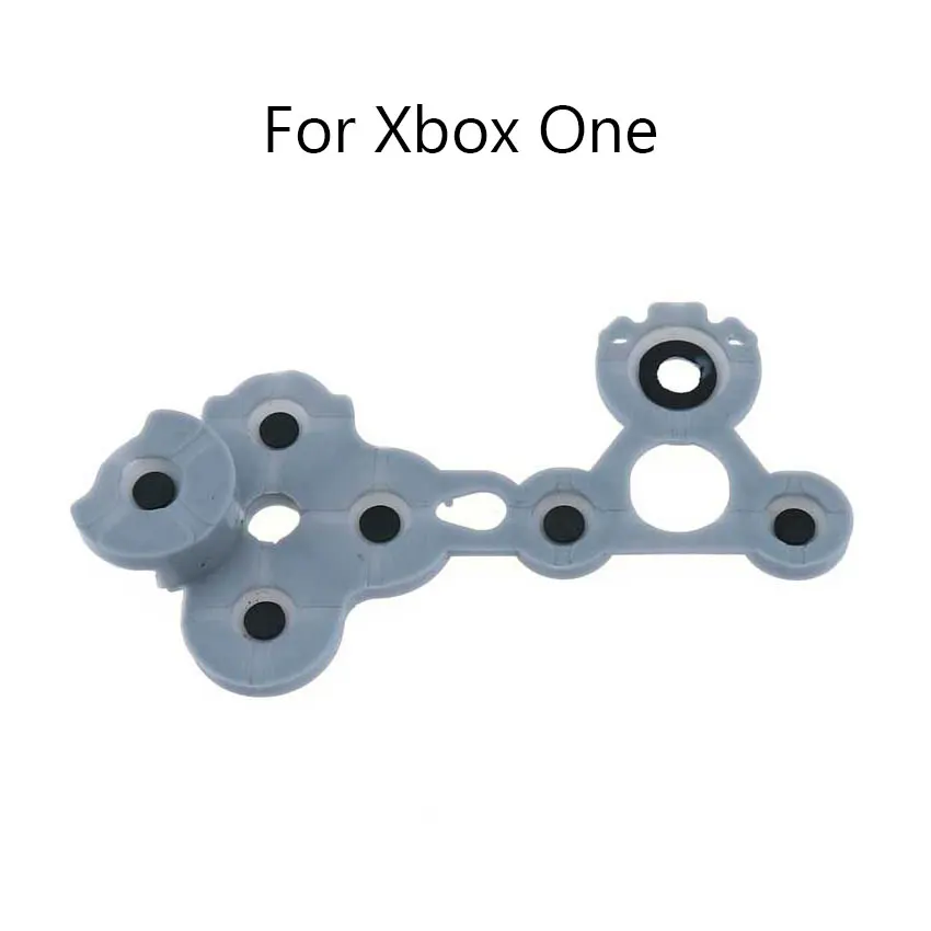 1 juego Almohadillas de goma conductora de silicona para controlador PS2 PS3 PS4 PS5 Xbox One/360 Teclas de contacto D-pad para GB GBA GBC 3