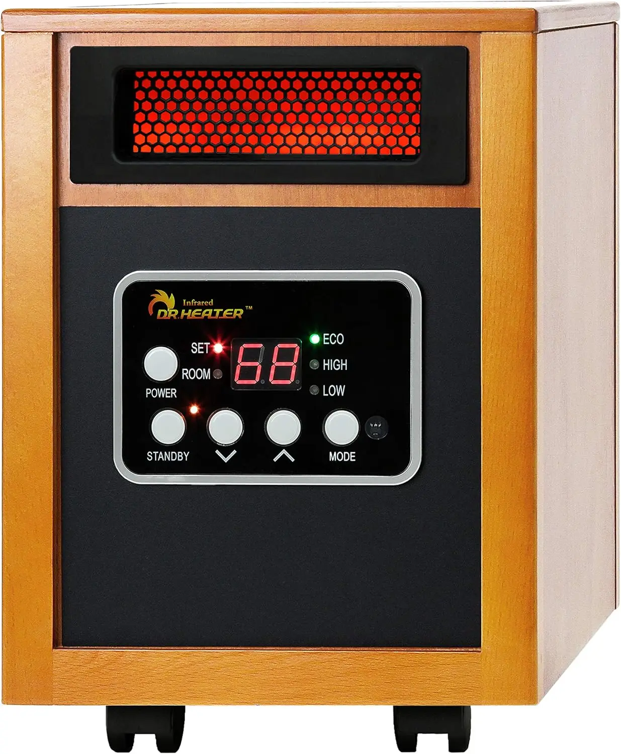 

Portable Space Heater, 1500W Cherry Color, Single Unit