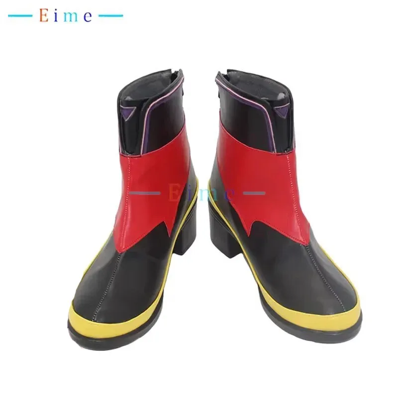 Selly Cosplay Shoes Halloween Carnival Boots Anime Accessories Cosplay Props PU Leather Shoes Big Size Custom Made
