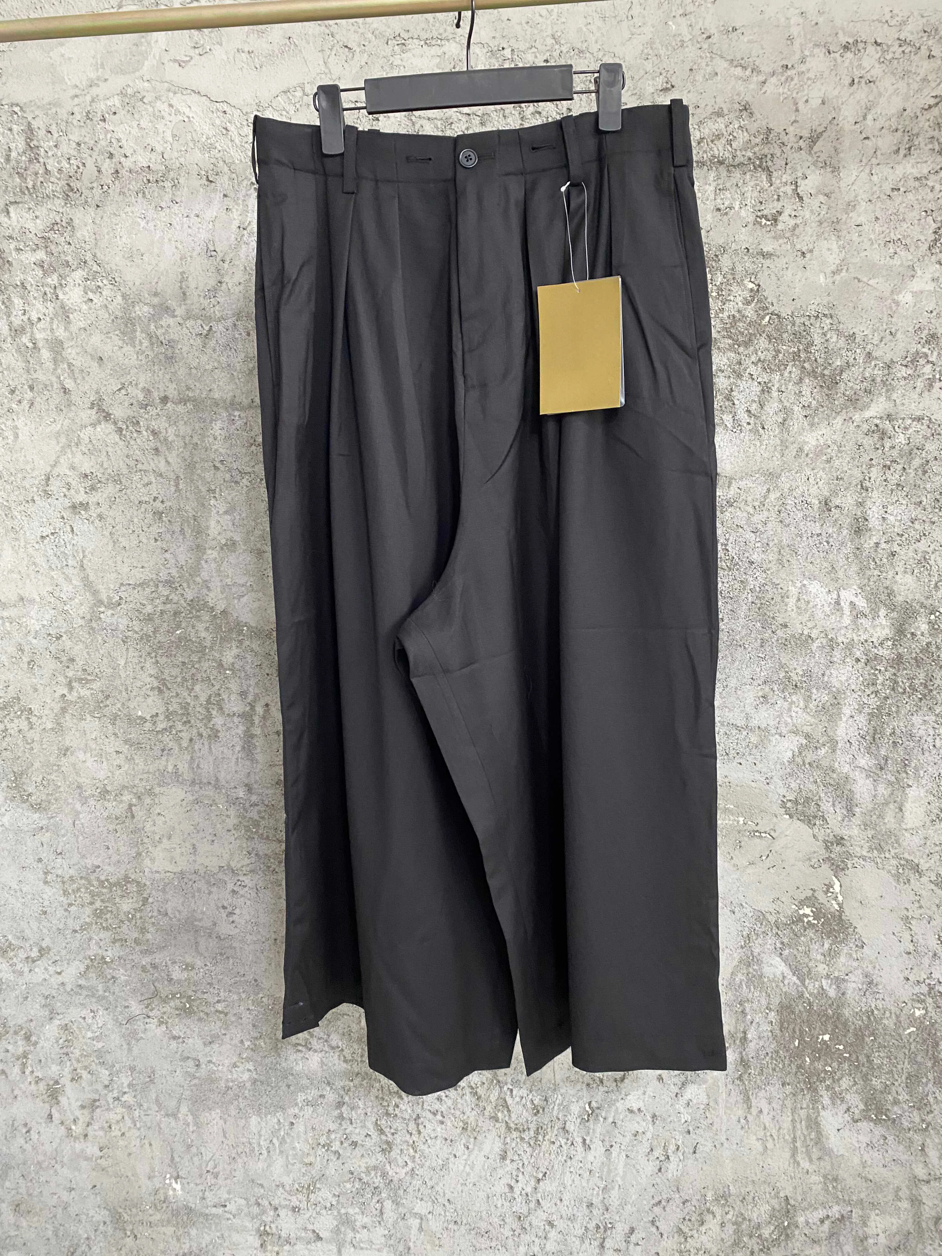 TOP-YAMAMOTO original design loose and versatile casual pants, wide-leg pants, skirt pants, simple and classic, dark style men