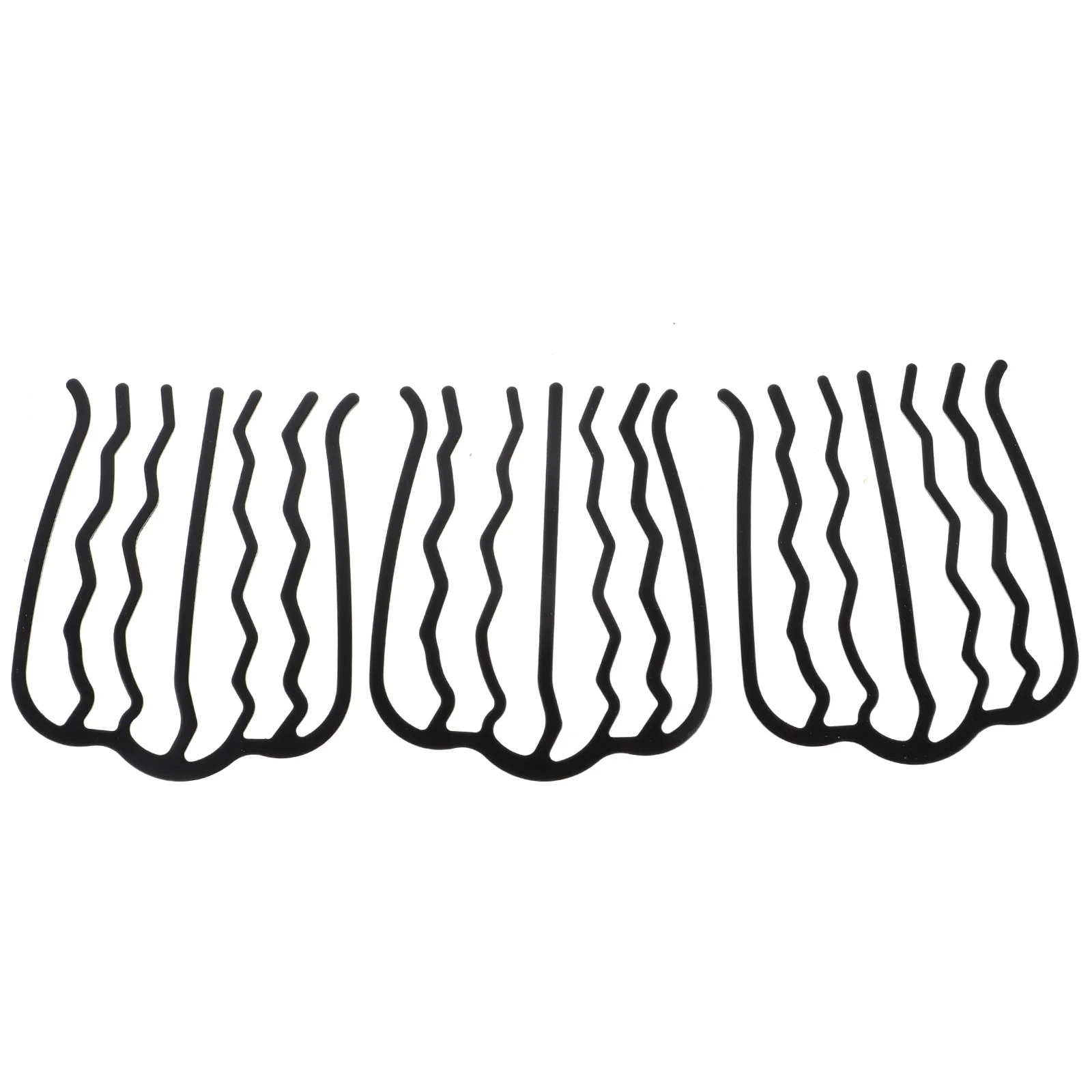 3 قطع من عصا شوكة دبوس التصميم للنساء والفتيات السميكة الطويلة، عصا شوكة الشعر المتينة، إكسسوارات الشعر، صانع الكعك الجانبي