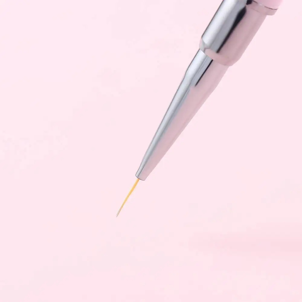 Manico con strass per intaglio Pennello per gel UV ultrasottile Penna per rivestimento per unghie in acrilico Strumento per manicure Penna per disegno per nail art Pennello per nail art