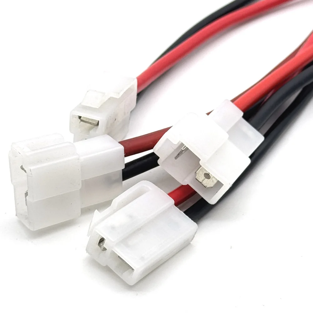 2P 6.3mm Electric Vehicle Connector High Current Equipment Wiring Harness Male Female Plug Car Butt Joint DJ7021-6.3-11/21 60V