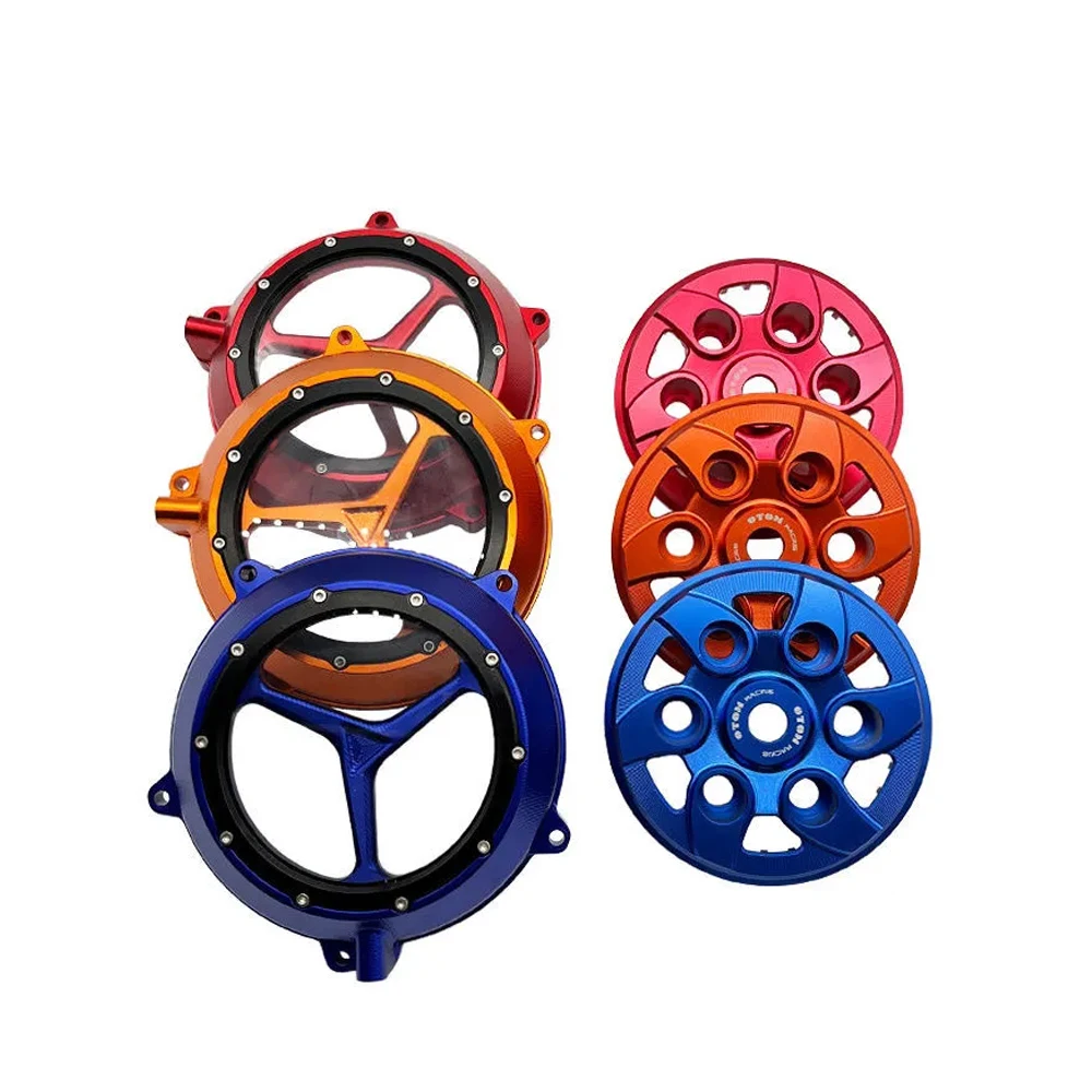 

NC250/450 off-road Motorcycle Engine Modified Clutch Cover CNC Refitted Transparent Side Cover Small Drum Cover Gland BOSUER