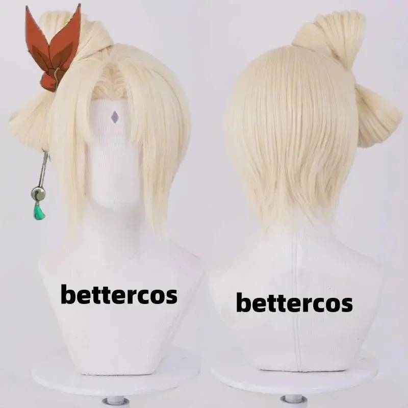 z;3,d'5,g\7/Anime Tsunade Straight Blonde Cosplay Women Hair Heat Resistant Party Wigs + Wig Cap6,j.y'8 /c.