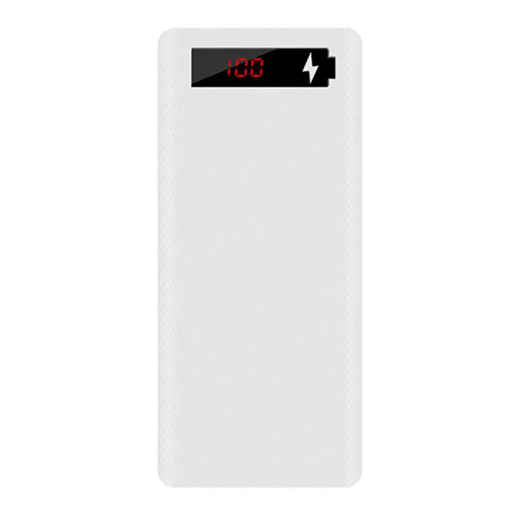L8 Power Bank Case With Digital Display Screen LED Light Weld-free 18650 Battery Charger Box Empty Shell Power Bank Maker