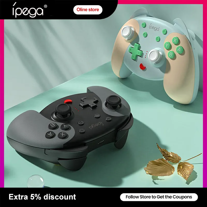 For Nintendo Switch NFC Gamepad Pro Wireless Bluetooth Game Controller with Six-axis Gyroscope NFC Vibrating Joy Con Joypad 