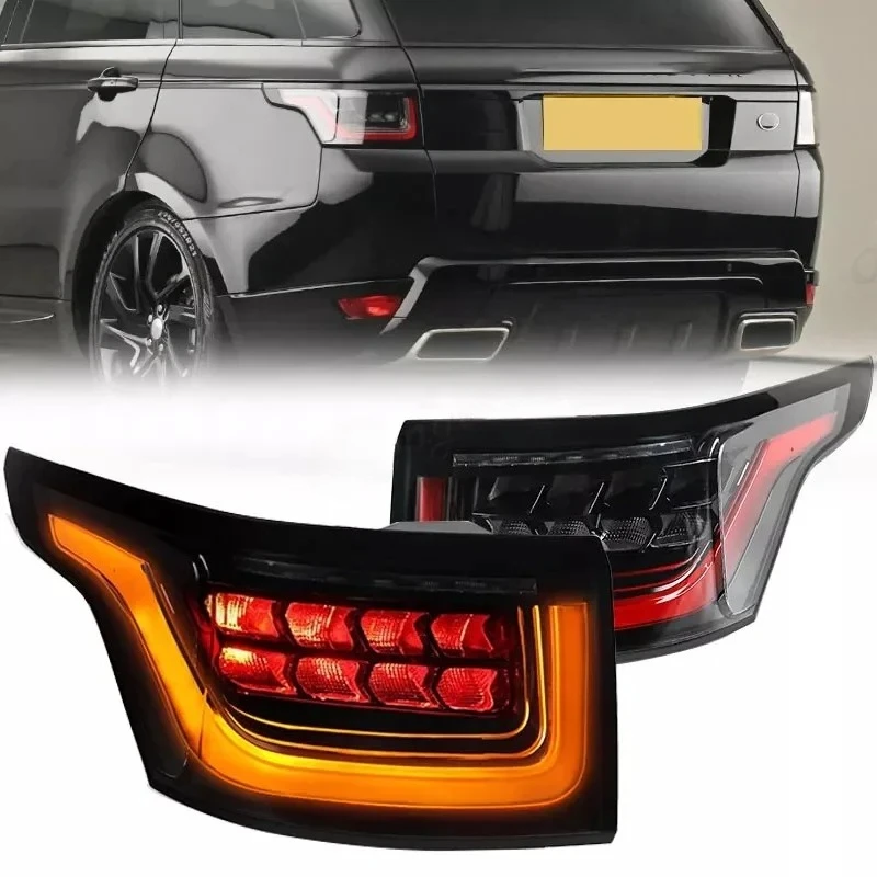 

Задний фонарь в сборе для Range Rover Sport 2014-2015-2017 задний фонарь Светодиодные потоковые задние фонари, стоп-сигналы, фонари заднего хода, сигнал поворота