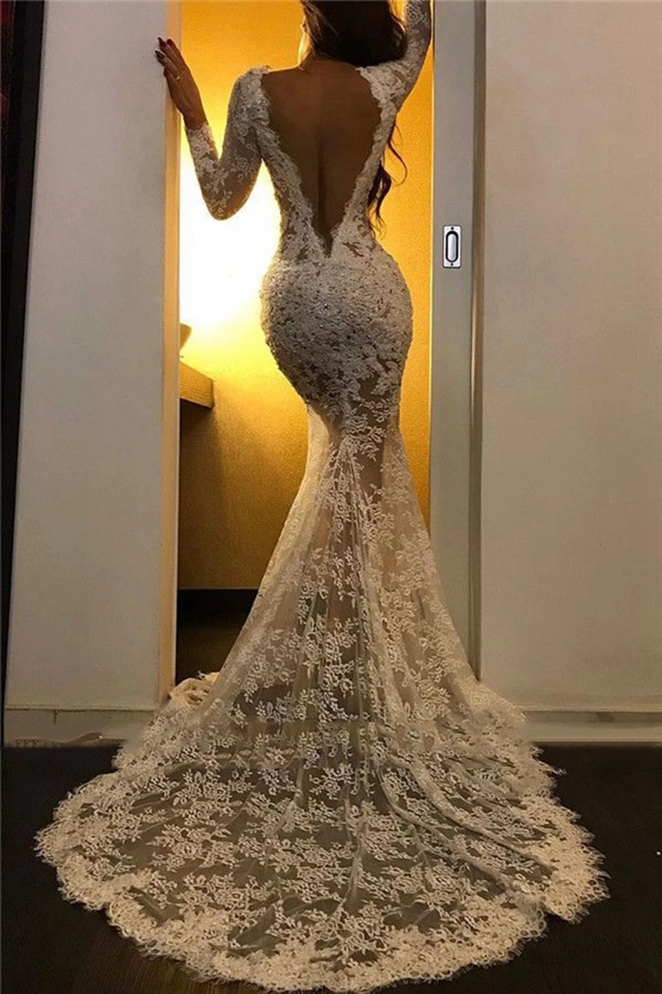 Customized Sexy Split Mermaid Evening Dresses 2024 Women Formal Party Night Vestidos De Gala Lace Appliques Elegant Prom Gowns