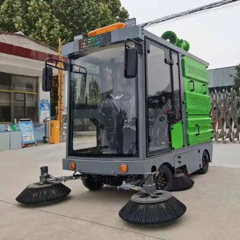 

Site Cleanup Daily Dust Abatement Backward Road Sweeper for Construction Barredora Vial