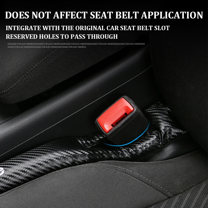 Car Interior Seat Gap Plug Anti-leak Strip Filling Pad For Audi A3 A4 B5 B6 A3 8P 8V 8L A5 A6 C6 C5 A1 A7 A8 Q2 Q3 TT RS3 RS4