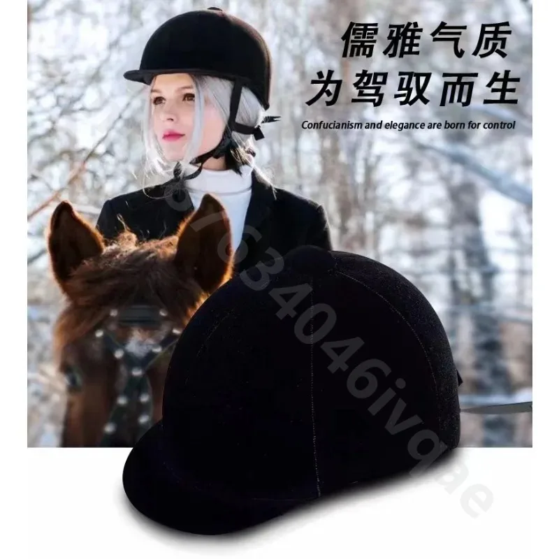 CE Certified Racing Horse Helmet Breathable Electric Scooter Men's Women's Equestrian Supplies Outdoor Sport Bicycle Riding Cap