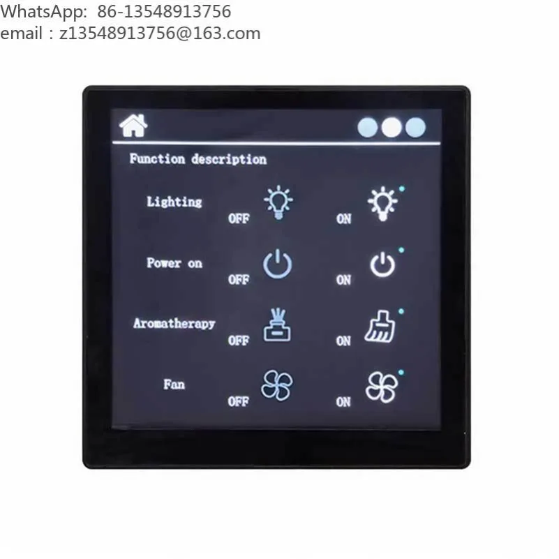 Smart Digital Thermostat Panel Bluetooth Wireless Controller for Sauna Heater Sauna Room Temperature Control