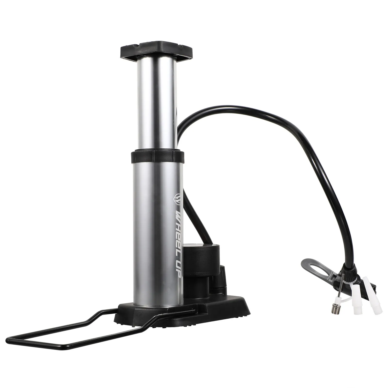 

Durable Foot Inflator Built in Wear Resistant Anti Slip Pad Accurate Gas Meter Sturdy Stable Easy Carry Suitable Various