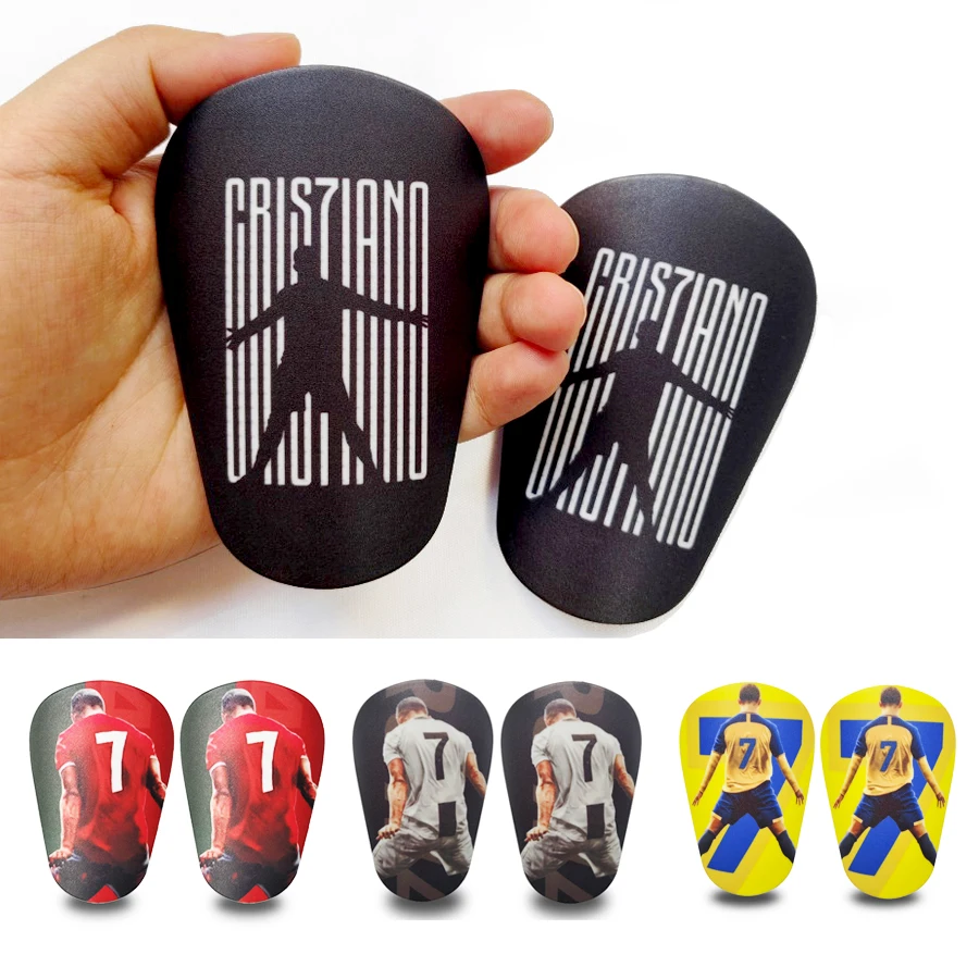 1 Pair Mini Football Shin Guards, Thickened Mini Design, Fan Commemorative Collectible For Football Souvenir Gift Youth Adult
