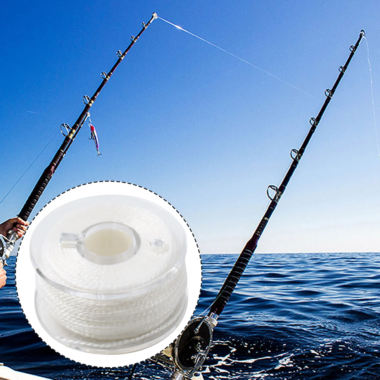 

20M PVA Carp Fishing Water Bag Rig Bait Bags PVA Water Soluble Thread Dissolves In Water Bag Rig Bait Bags PVA Water Soluble Thr