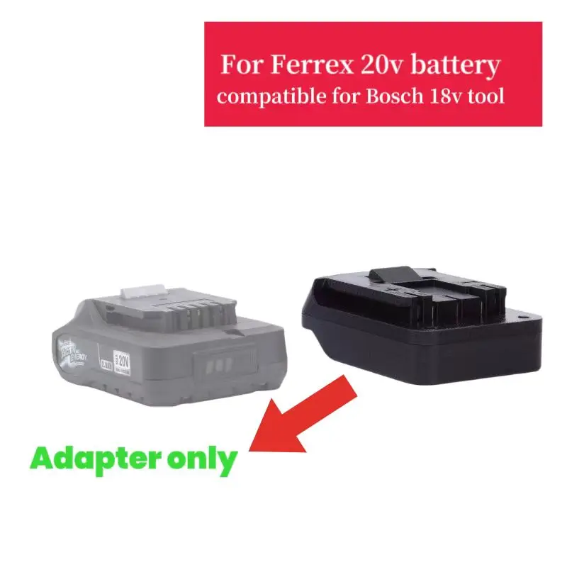 Voor Aldi Ferrex Activ Energy Lithium Ion Batterijen Converter Adapter Converteren naar Bosch 18v Tool ( ﻿ Alleen adapter)