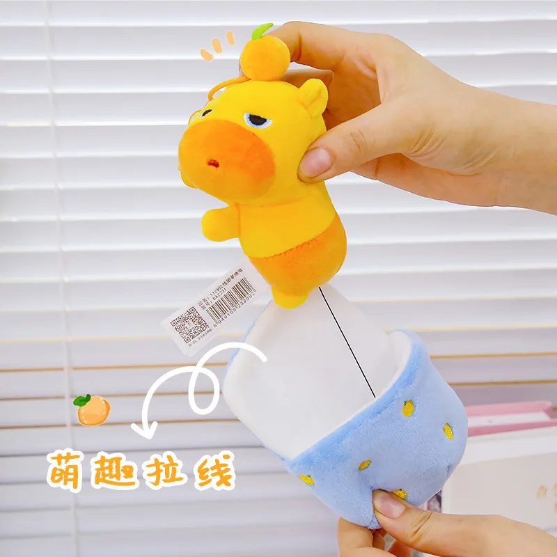 Nowe produkty świąteczne Oryginalny Duoai Joint Capybara Lulu Brelok do torby Pluszowy wisiorek Ozdoba dla studenta Prezent świąteczny