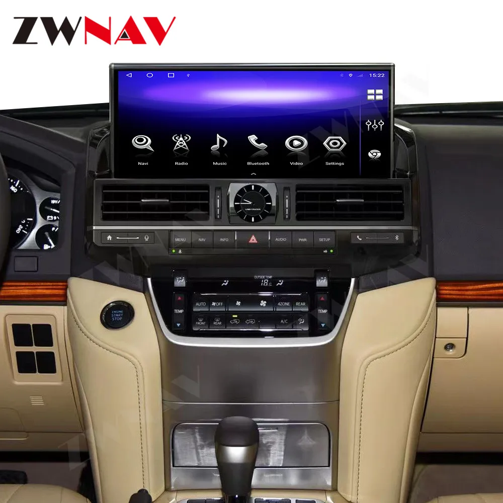 Car Accessories for Toyota Land Cruiser LC200 2008-2021 Car Multimedia Player Radio Dvd Player GPS Navigation Stereo Carplay
