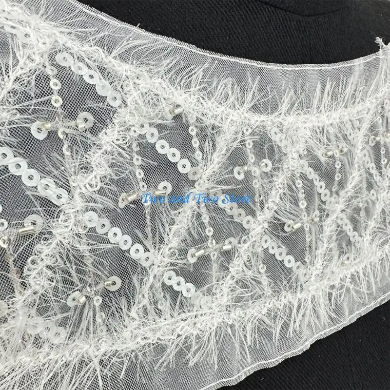 HX6F Exquisite Handcrafts Embroidered Flower Patches Lace Decoration Fashion Appliques For Formal And Party Wear