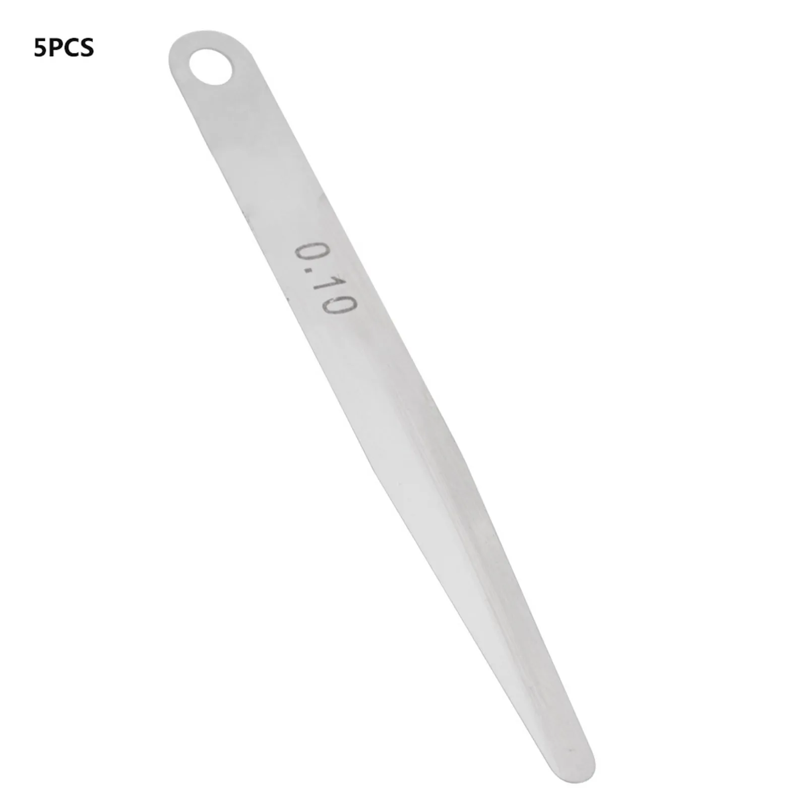 5 قطعة 0.1 مللي متر سمك المحسس قياس متري حشو سمك غيج أداة القياس (0.1 مللي متر)