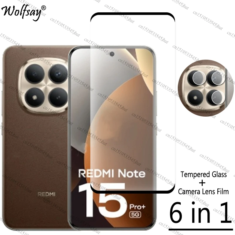 Tempered Glass For Redmi Note 15 Pro Plus Screen Protector Redmi Note 15 Pro Plus Global Glass For Redmi Note 15 Pro Plus Glass