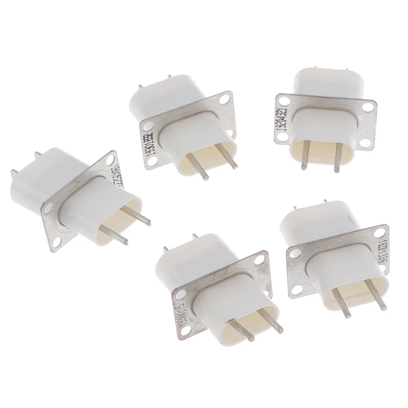 5Pcs Electronic Microwave Oven Magnetron 4 Filament Pin Sockets Converter Home New