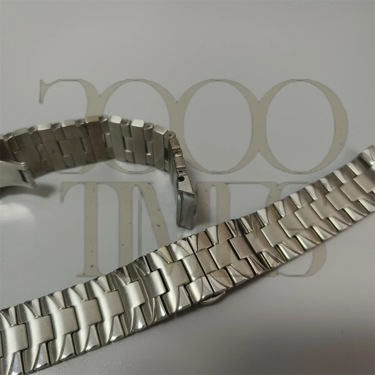 Imagem -03 - Ver Band Substituição Curved End Strap Pesado Pulseira Fit para Panerai Luminor Marina Pam 164 24 mm Aço Inoxidável 316l