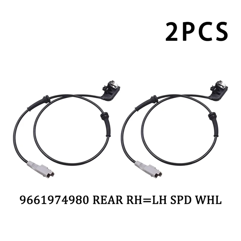 Редкий датчик скорости колеса ABS, 2 шт., 9661974980 для 307 3A/C Break 3E CC 3B 307 для CITROEN C4 4545F6