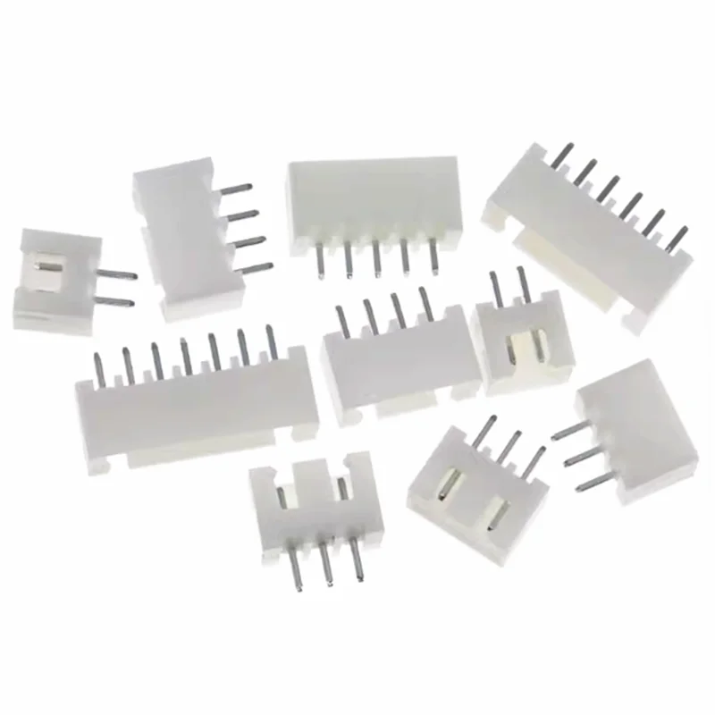 50pcs XH2.54MM Terminals Plastic Shell Connector Socket XH-2P/3/4/5/6/8/10/12P 2.54MM Pitch Male Header Connector