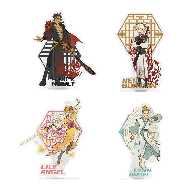 Original Anime 1031 All Saints Street Cosplay Cute Cartoon Chinoiserie Acrylic Stand Display Model Ornaments Xmas Gift