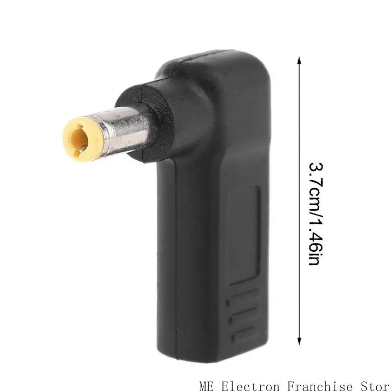 T5EA Type-C หญิงถึง 5.5x2.5 มม. อะแดปเตอร์เสียบชาย