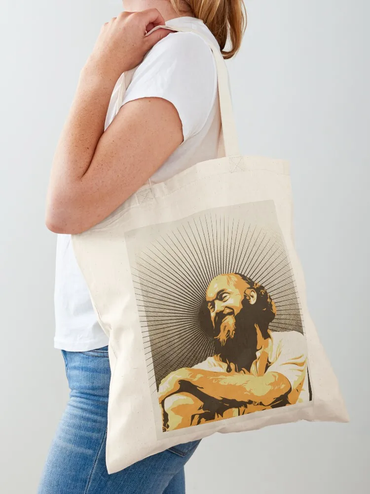 

Baba Ram Dass Tote Bag Lady bag canvas tote bag Portable shopping reusable shopping