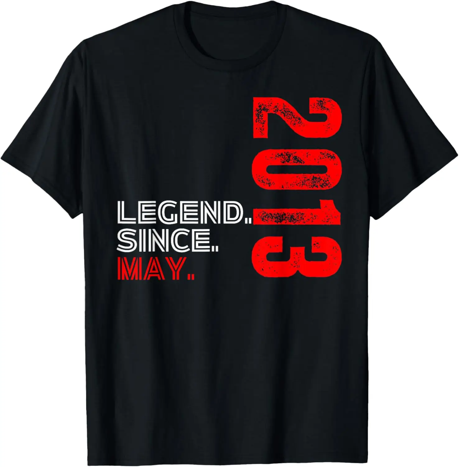 Born In May 2013 Vintage Birthday Legend Since May 2013 T-Shirt