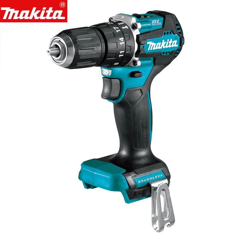 Makita DHP487 Cordless Hammer Driver Drill 18V LXT BL Brushless 13mm(1/2″) 40Nm Impact Electric Screwdriver Drill Woodworking