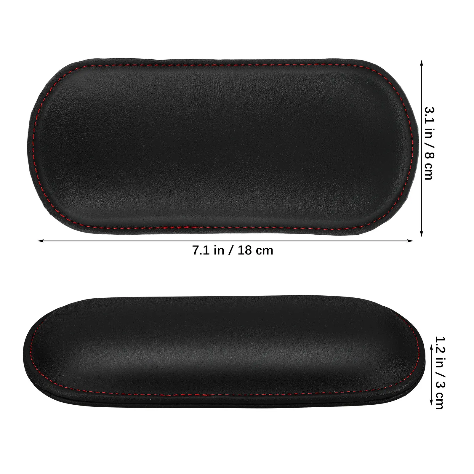 2Pcs Car Leg Cushion Pad Universal Adjustable Height Armrest Cushion for Knee Elbow Support on Center Console Door Interior