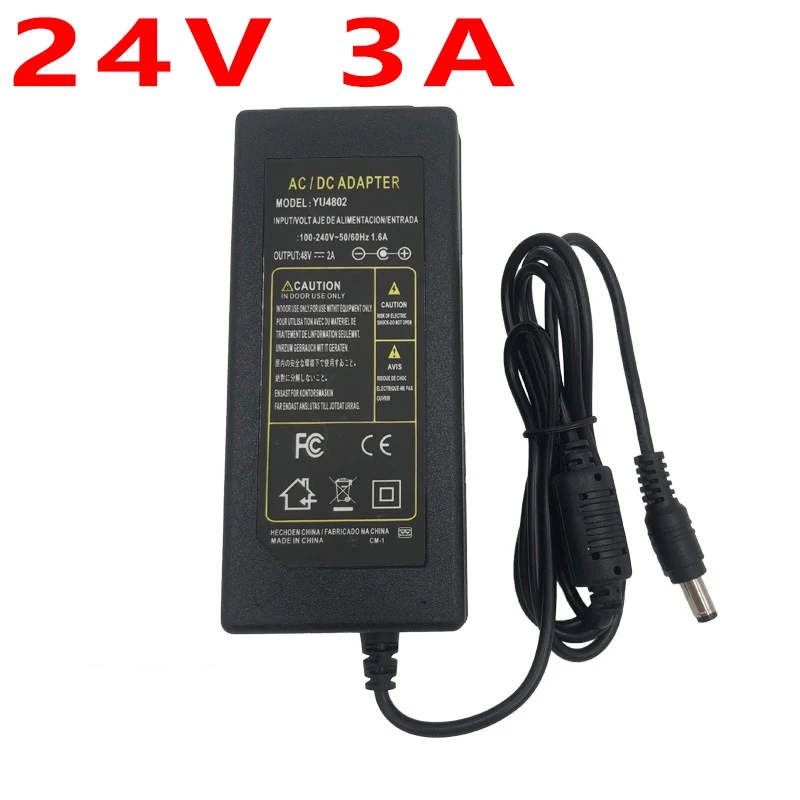 DC 5V 12V 24V Power Supply Adapter AC 110V 220V to 12V Transformer 1A 2A 3A Charger 5V Converter LED Driver For LED Strips Light