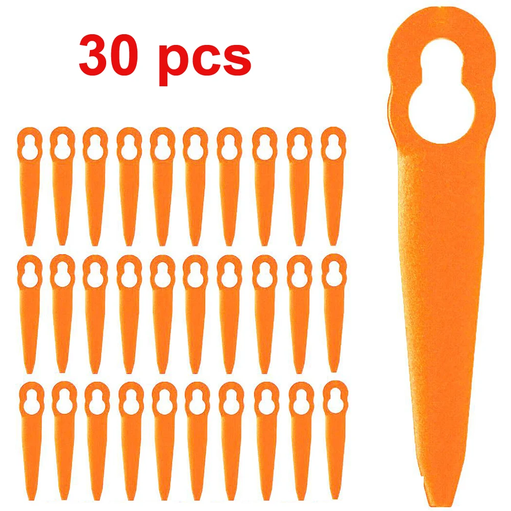 Lâminas de Plástico para Stihl sem Fio Strimmer Grama Aparador Cortar Cabeças Lâminas de Substituição 90 mm 30 Peças