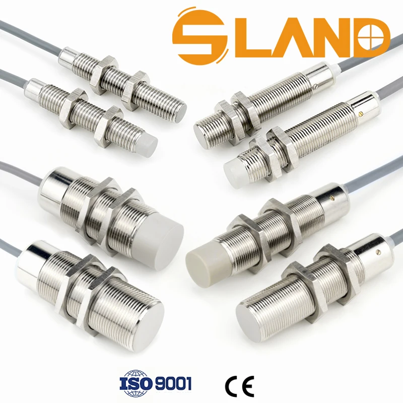 

M18 M30 Double Sensing Range 2-wire Inductive Proximity Sensor DC Power, NPN PNP Both Compatible Less Connection