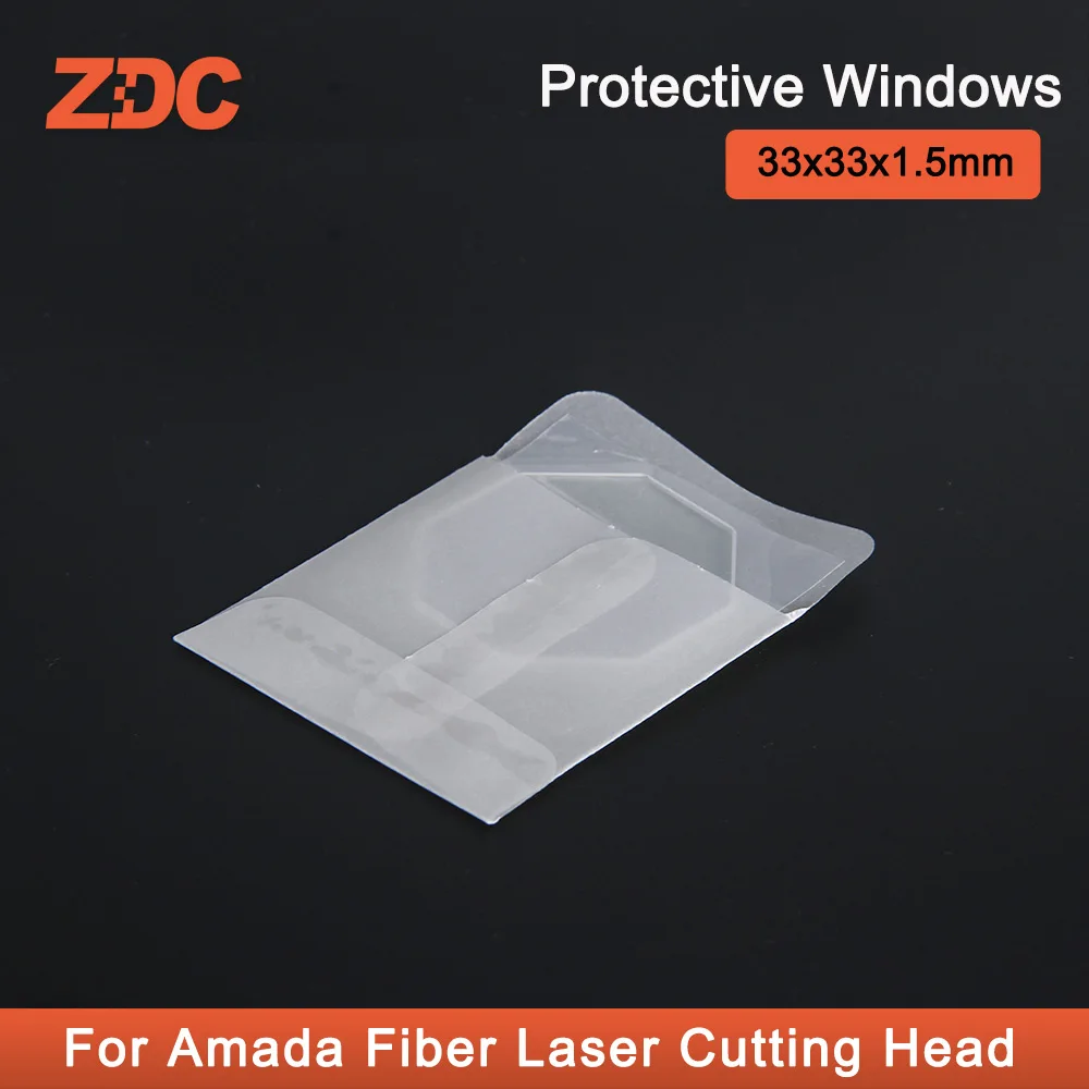 10pcs/lot Amada Laser lens/protective windowsOctagon 33mm*1.5mm 71570026 for amada fiber laser