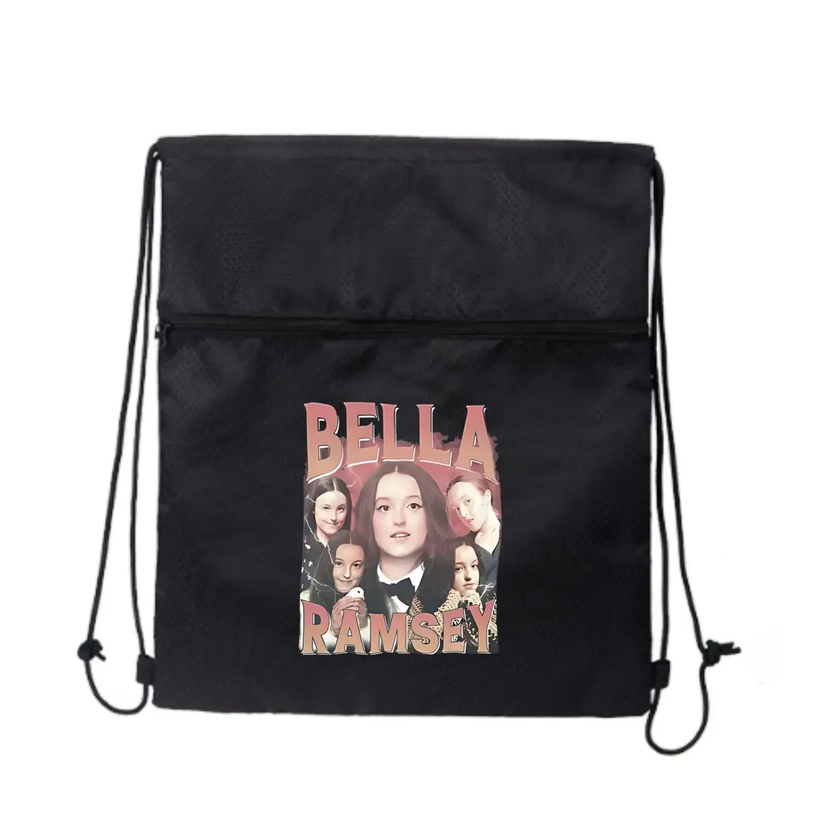 

Bella Ramsey Pop Culture Спортивный рюкзак на шнурке Спортивный рюкзак для фитнеса и путешествий на открытом воздухе